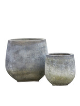 Načíst obrázek do prohlížeče Galerie, Květináč - "Agnes Choco Patina", 1ks, ø20 x v21 cm