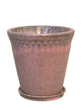 Načíst obrázek do prohlížeče Galerie, Obal na květináč s podtáckem - "Lacepot Dusty Rose", 1ks, ø14 x v 14 nebo ø19x v 19