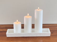 Načíst obrázek do prohlížeče Galerie, Válcová svíčka, průměr 6 cm, výška 20 cm - BÍLÁ, 1ks