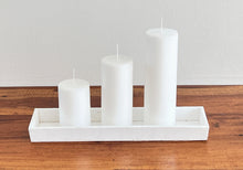 Načíst obrázek do prohlížeče Galerie, Válcová svíčka, průměr 6 cm, výška 20 cm - BÍLÁ, 1ks