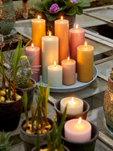 Načíst obrázek do prohlížeče Galerie, Válcová svíčka tmavě růžová, průměr 6cm, výška 20cm - DARK MALVA, 1ks