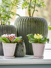 Načíst obrázek do prohlížeče Galerie, Obal na květináč s podtáckem - &quot;Lacepot Pink&quot;, 1 ks, průměr ø 14cm x v 14cm
