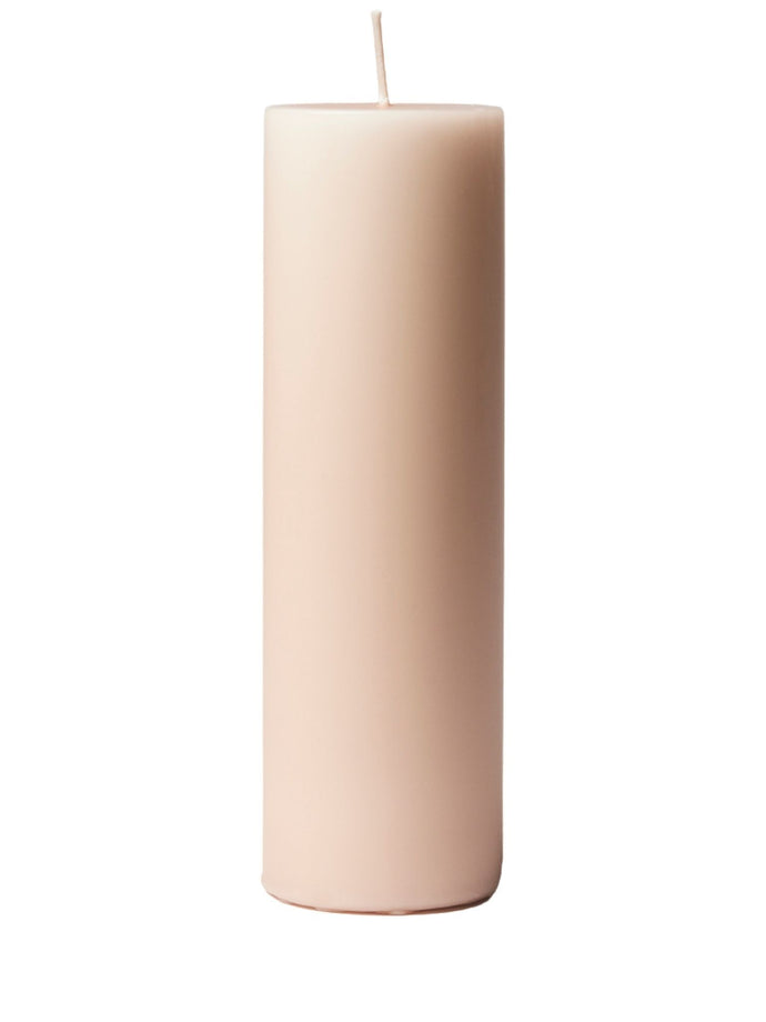 Válcová svíčka světle růžová, průměr 6cm, výška 20 cm - ROSE QUARTZ, 1ks