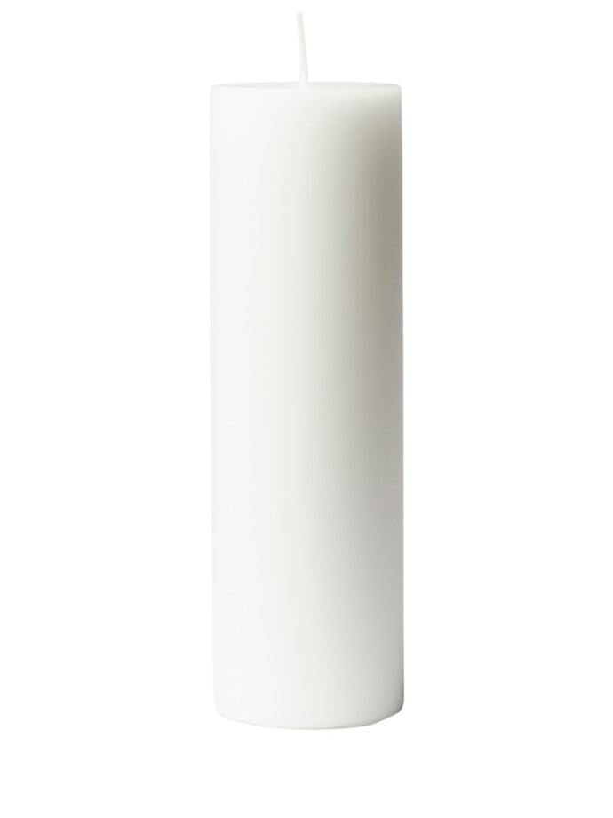 Válcová svíčka, průměr 6 cm, výška 20 cm - BÍLÁ, 1ks