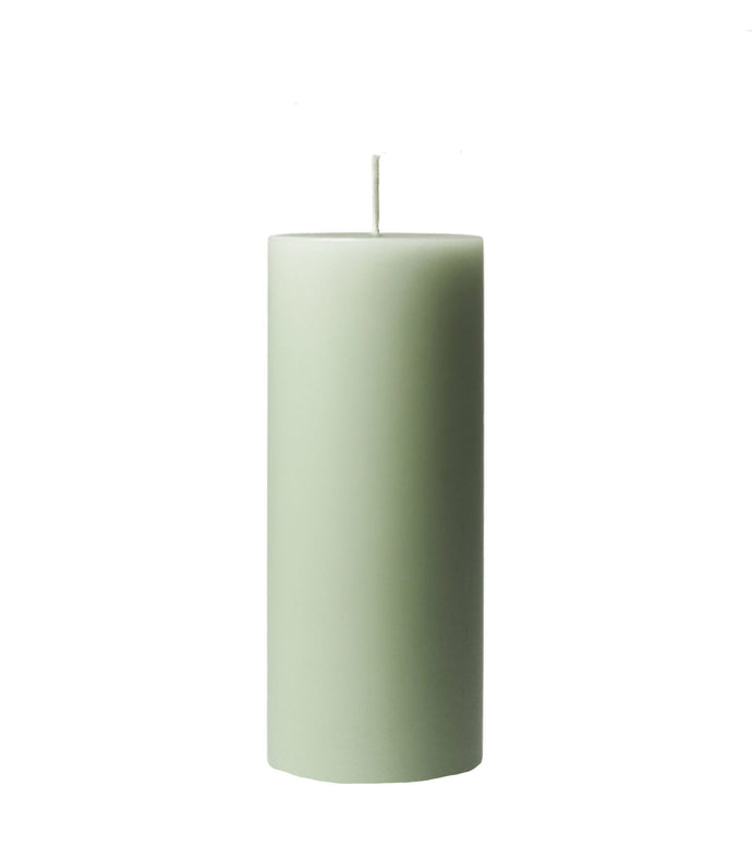 Válcová svíčka průměr 6 cm, výška 15 cm - ANTIQUE GREEN, 1ks