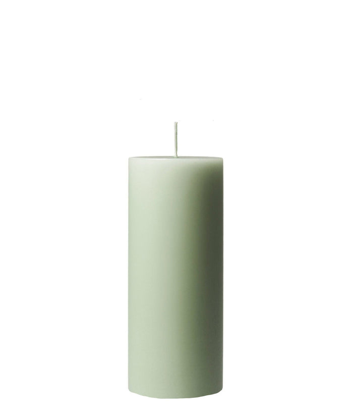 Válcová svíčka průměr 7 cm, výška 15 cm - ANTIQUE GREEN, 1ks